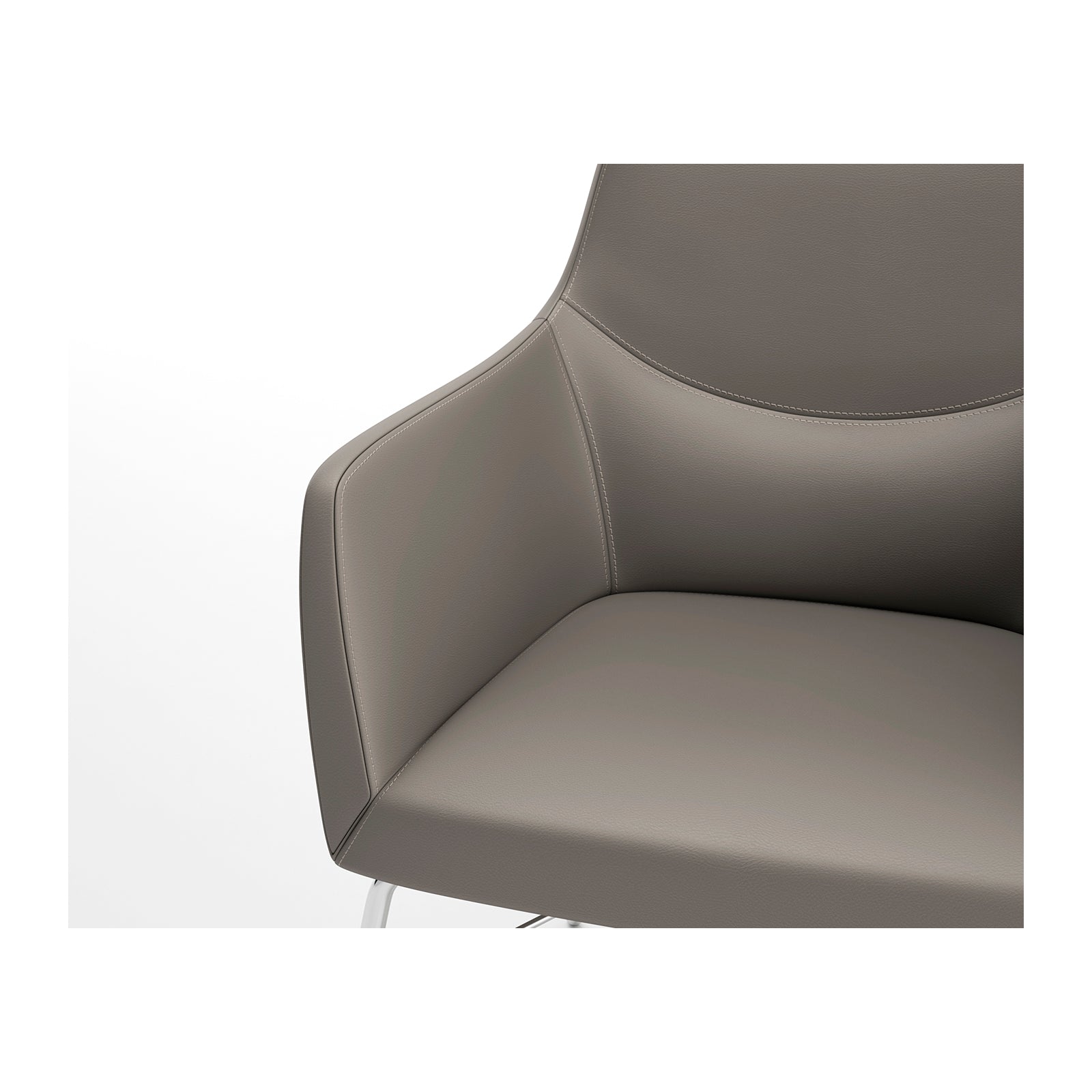 Bing Guest Chair Tubular Base