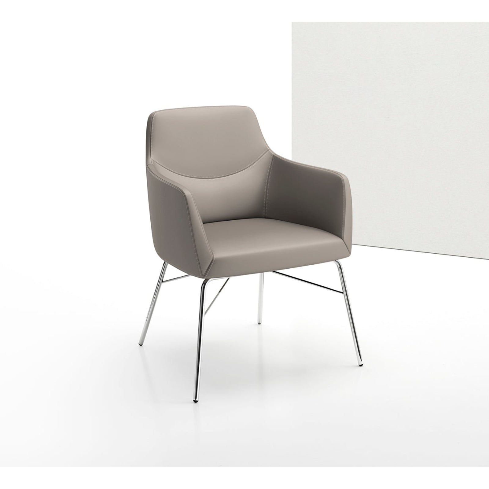 Bing Guest Chair Tubular Base