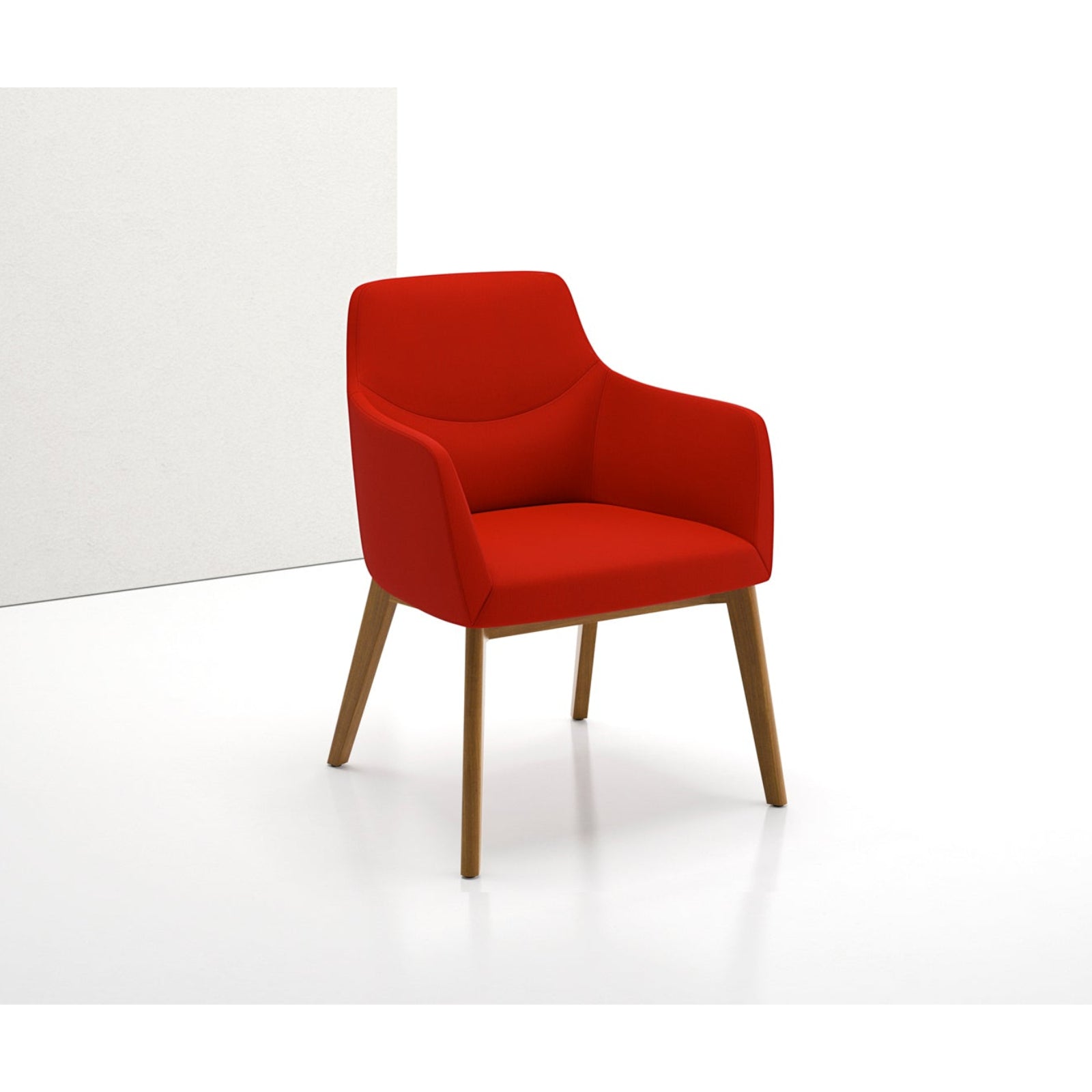 Bing Guest Chair Wood Legs