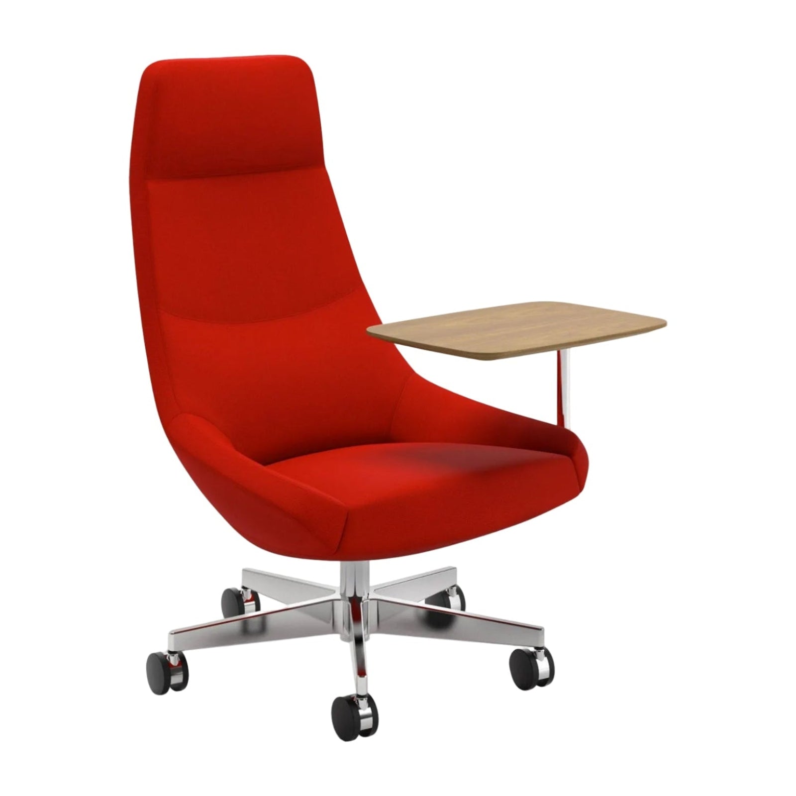Bing High Back Work Lounge 5 Star Caster Base + Tablet
