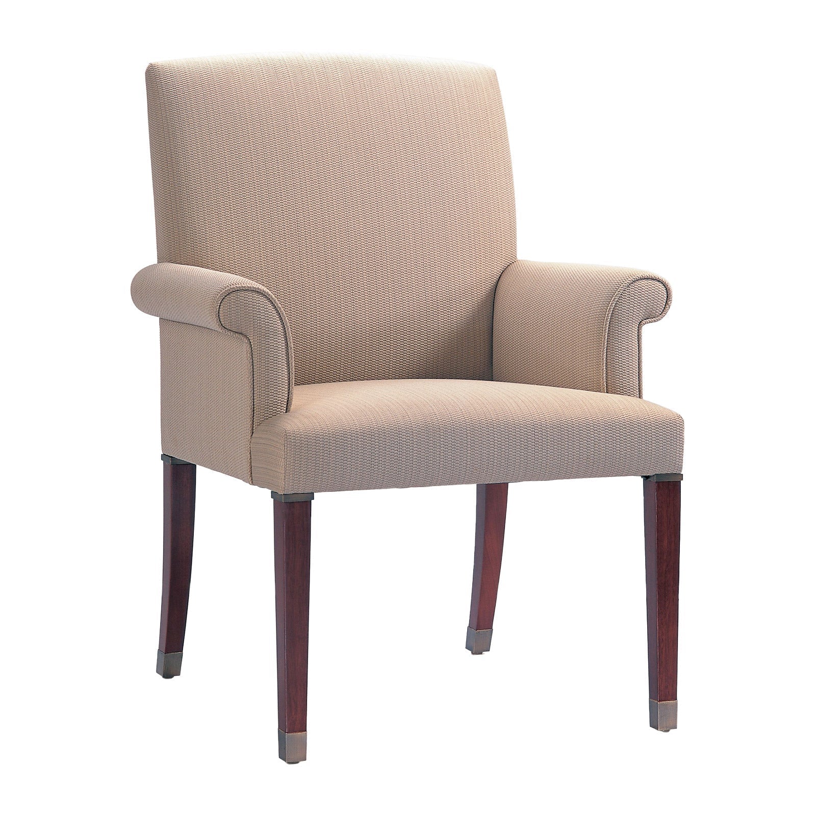 Armchair With Satin Brass