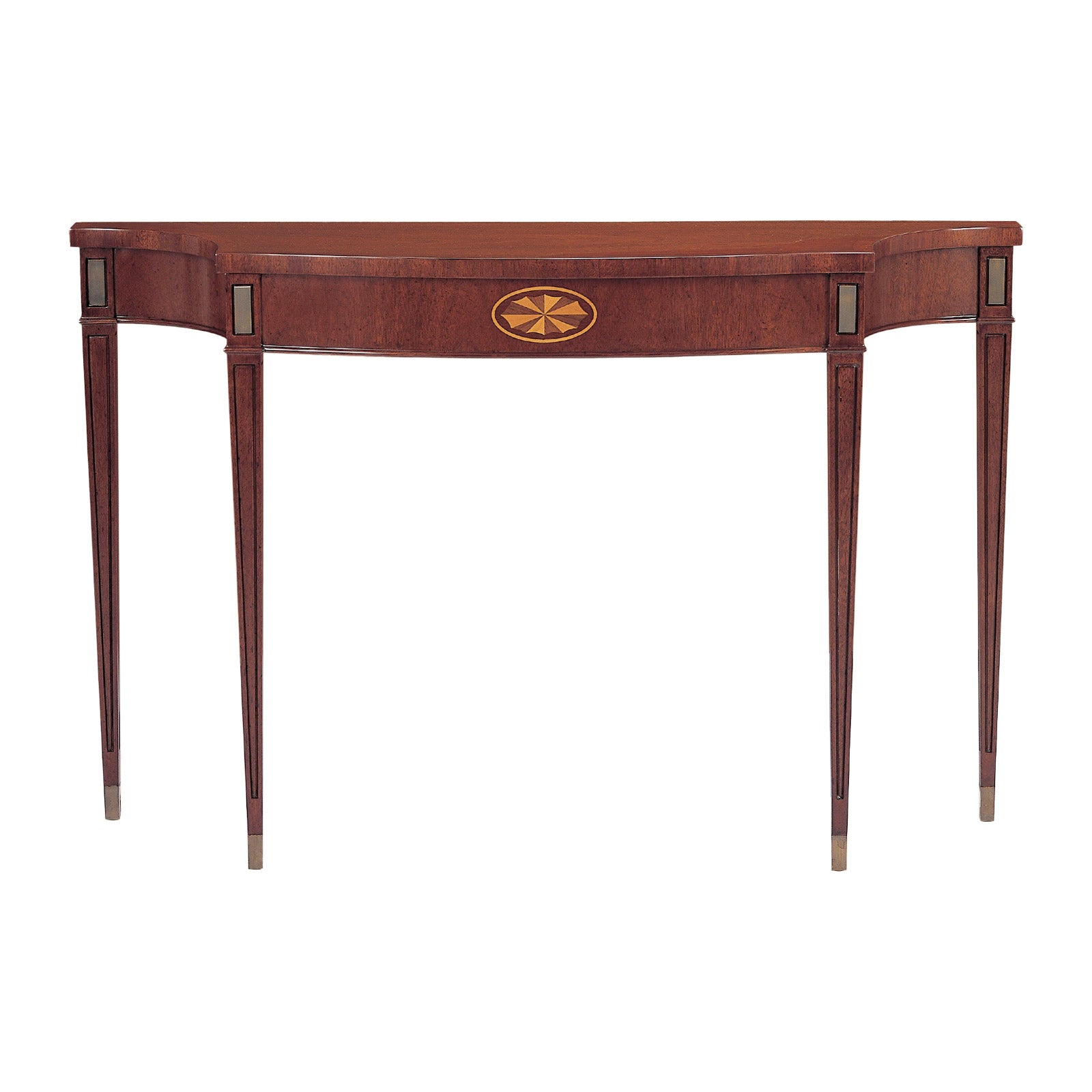 Console with Inlay & Brass Toes