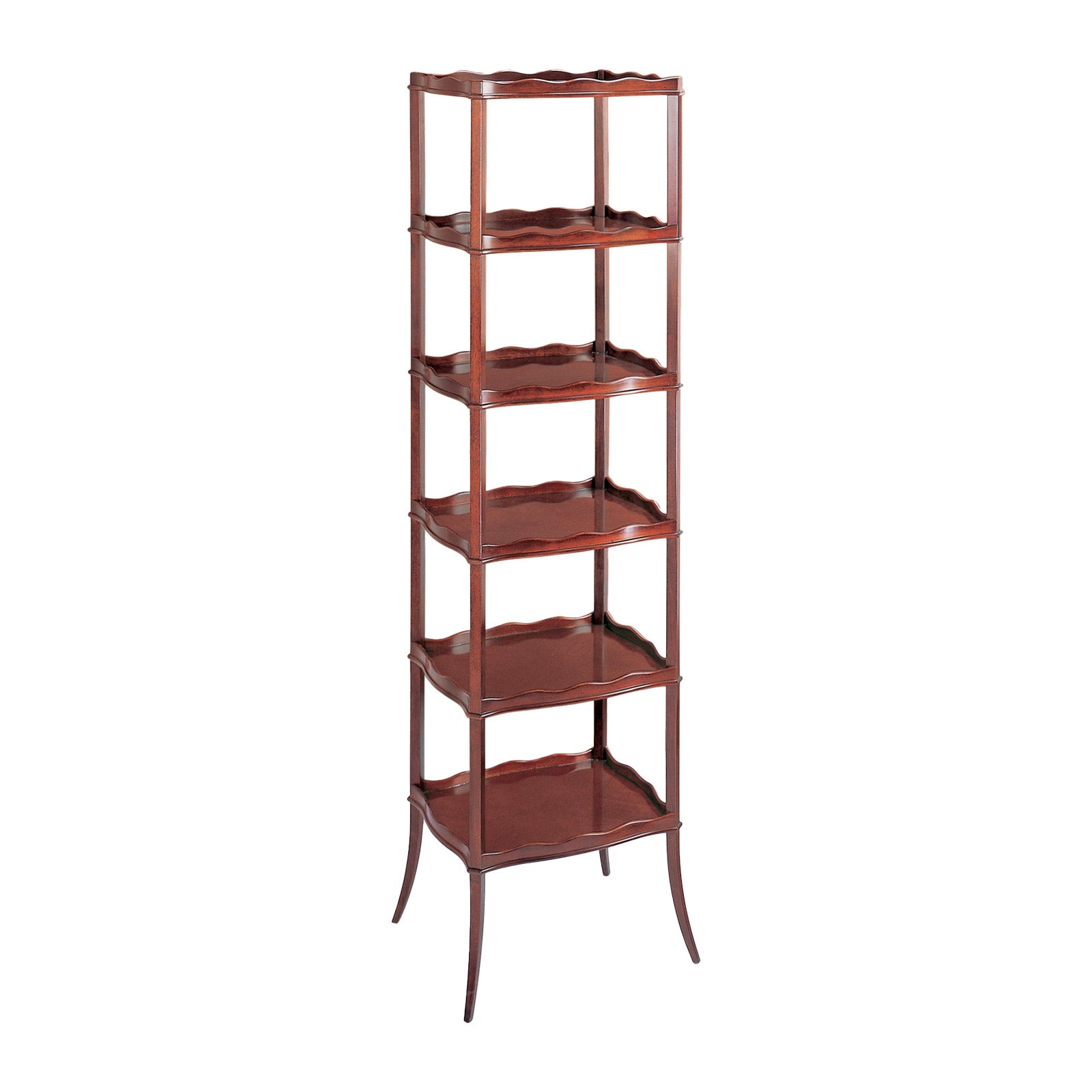 Tiered Curio With Galleries