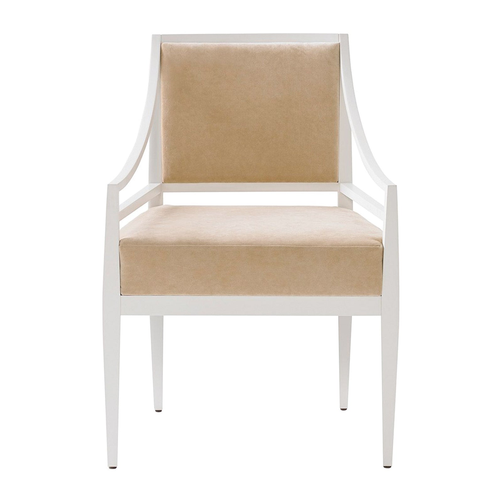 Upholstered Back Arm Chair