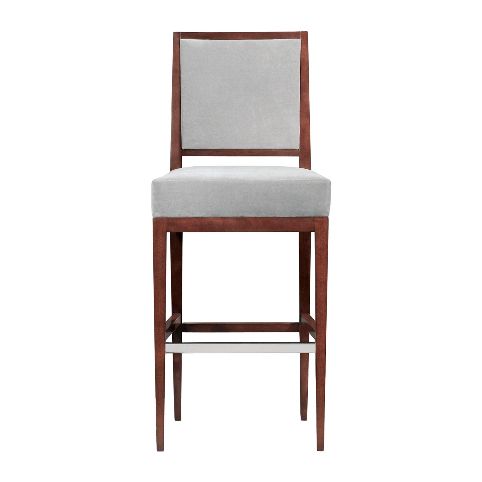 Rosenau Upholstered Back Bar Stool