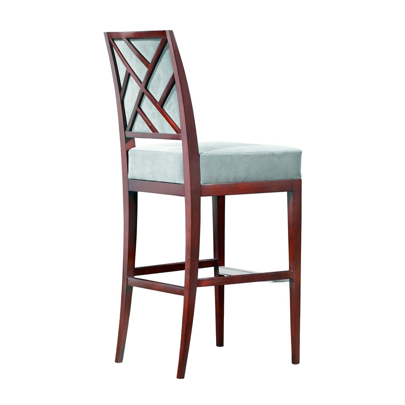Rosenau Upholstered Back Bar Stool