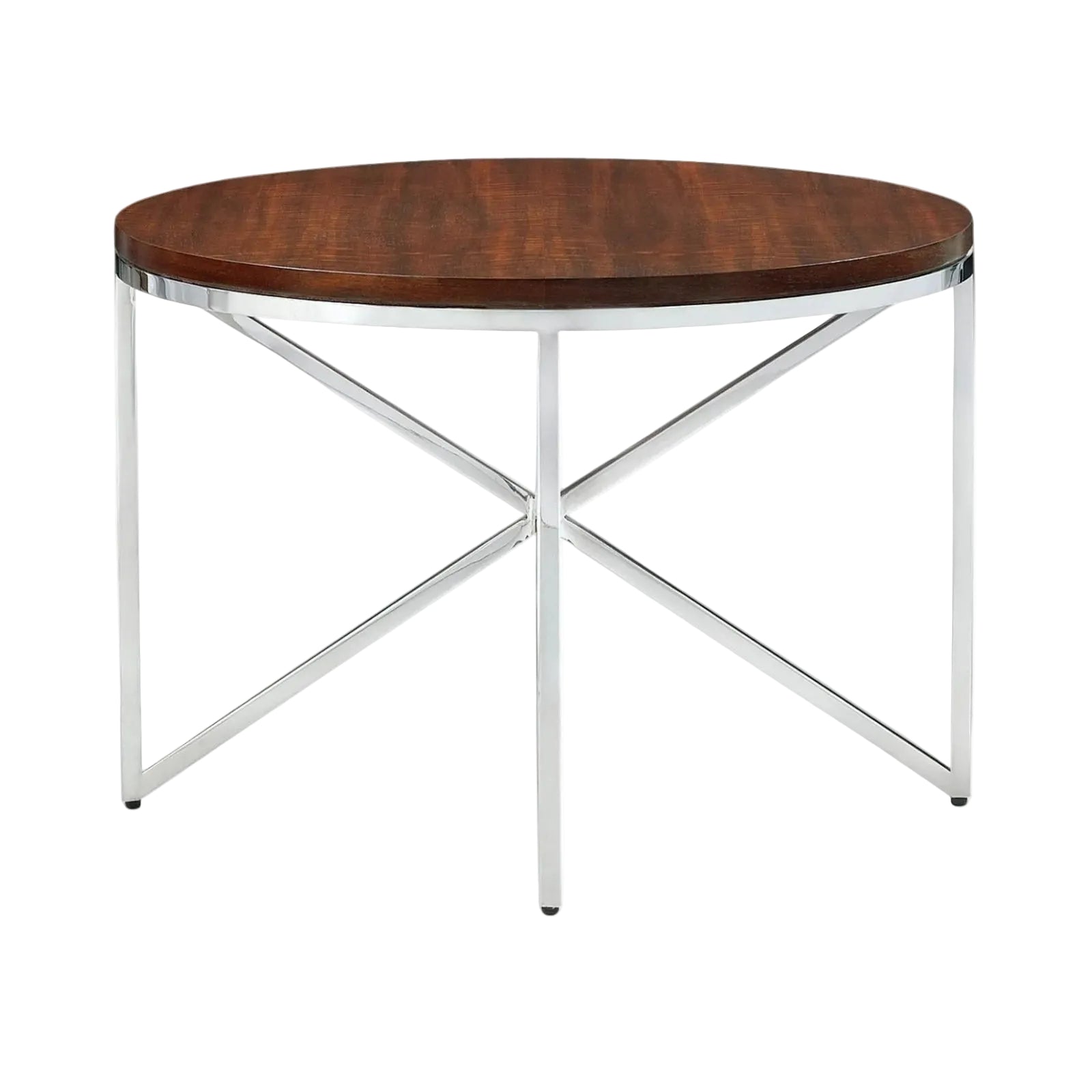 Domicile Side Table with Wood Top