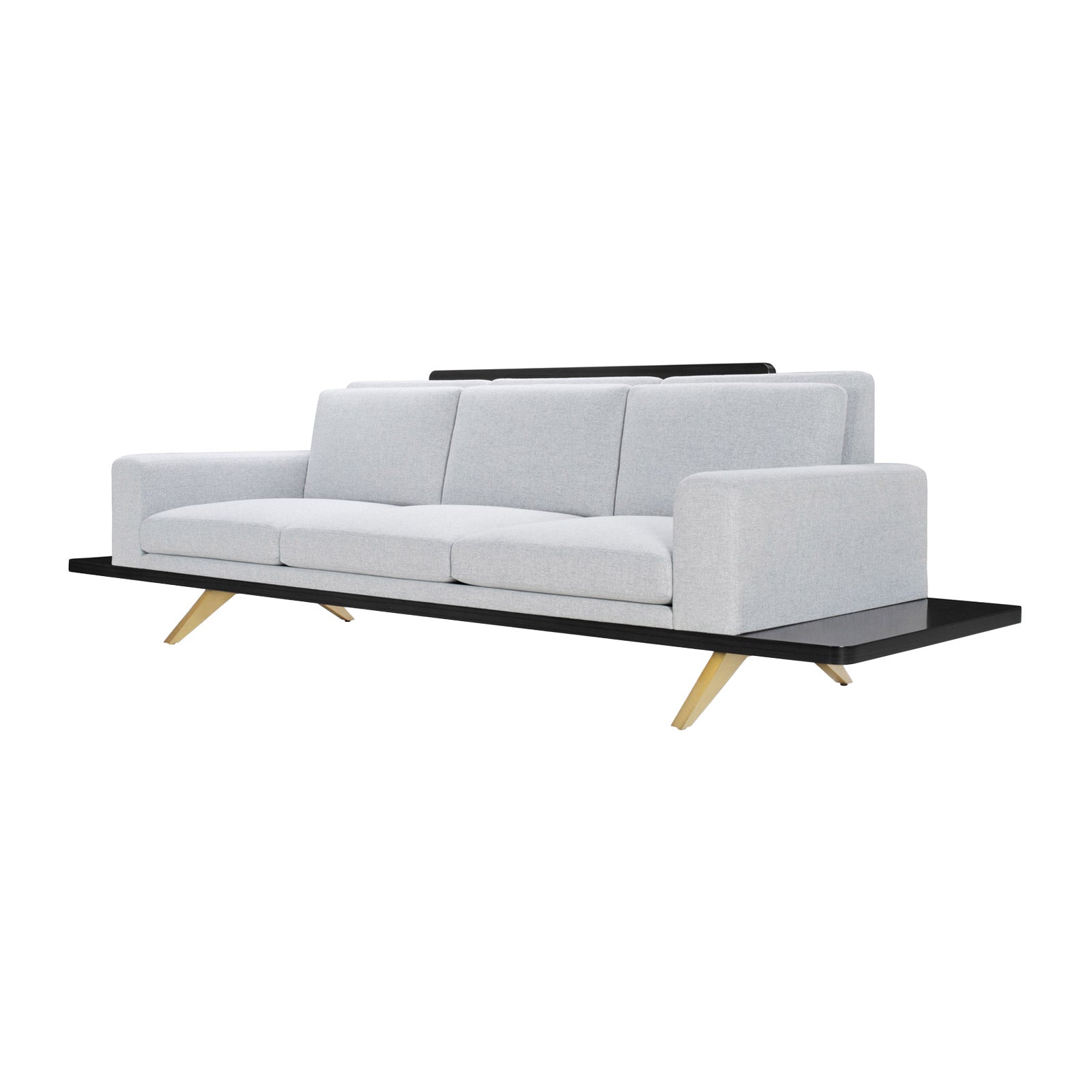 Platform Sofa (Wood Back)