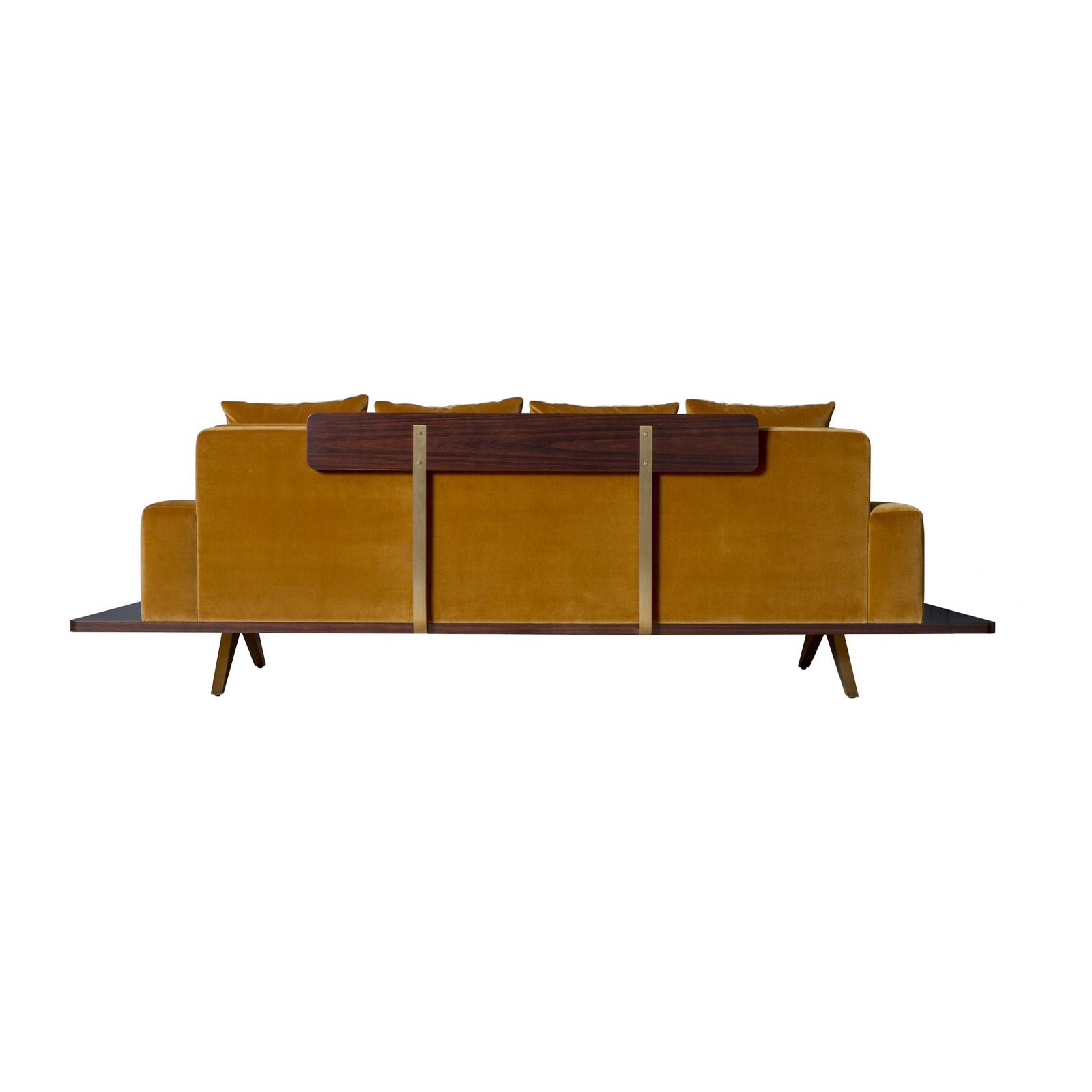 Platform Sofa (Wood Back)