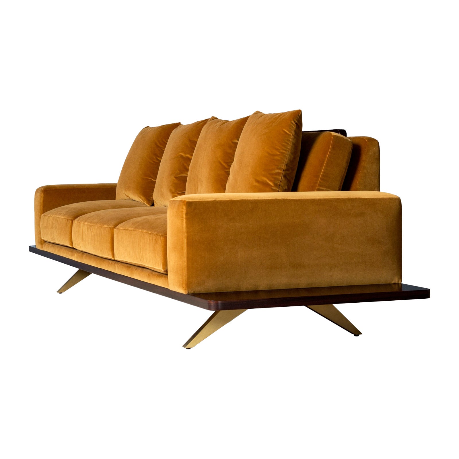 Platform Sofa (Wood Back)