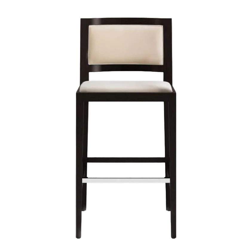 Domicile Upholstered Back Bar Stool