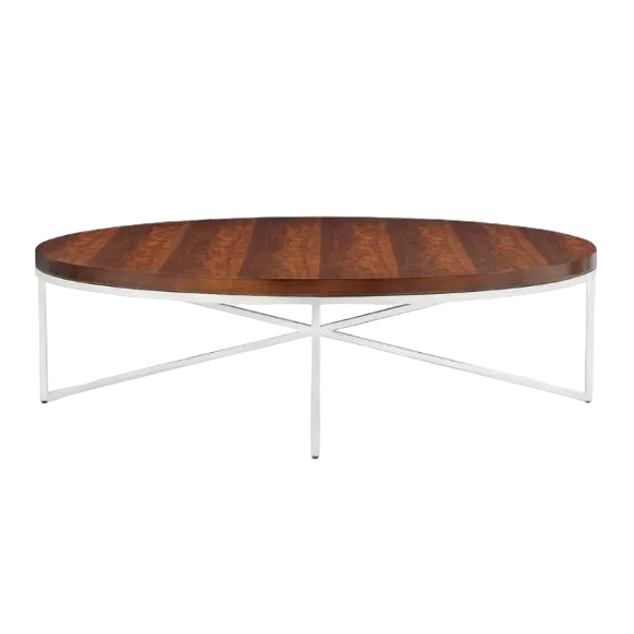 Domicile Cocktail Table with Wood Top