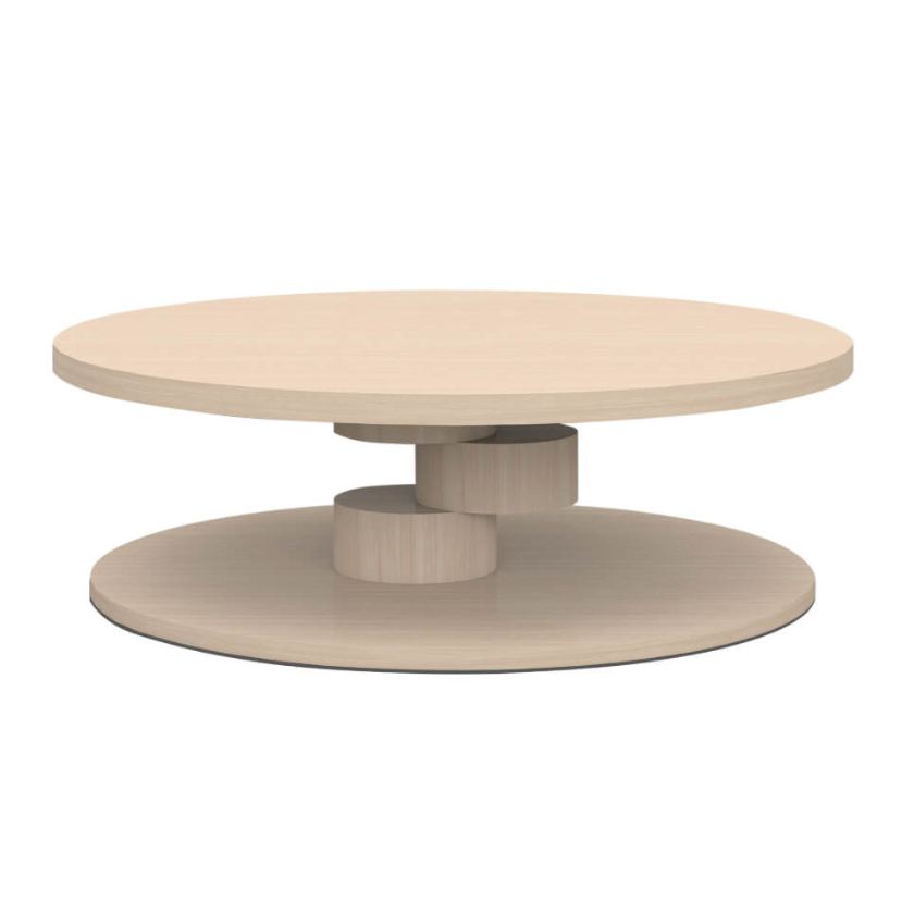Domicile Round Broken Column Coffee Table - Marble
