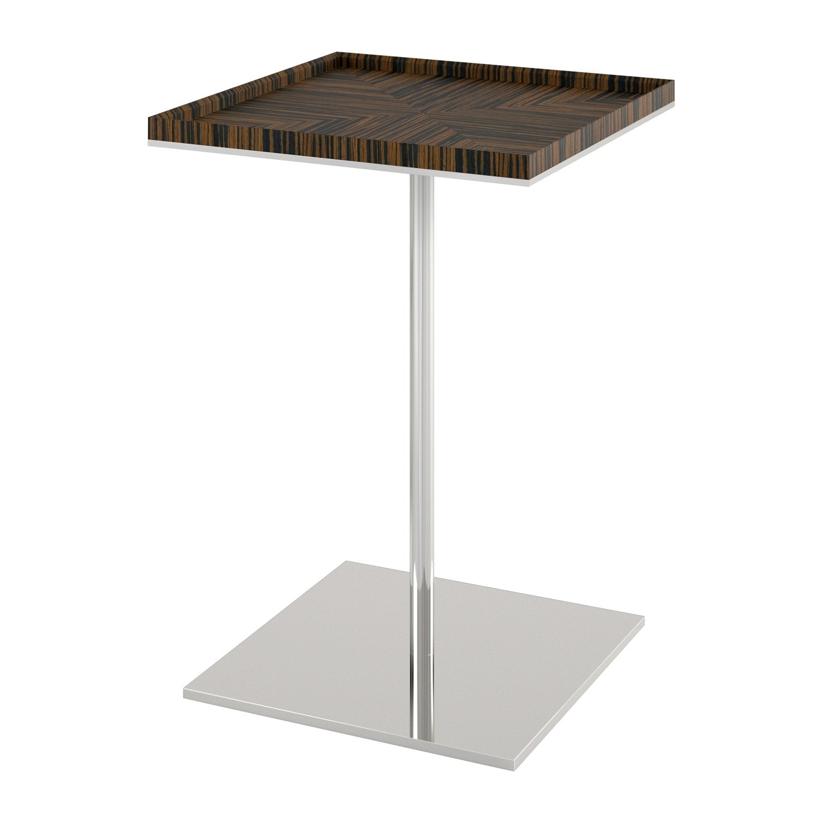 Plateau Side Table (Square) Metal Base