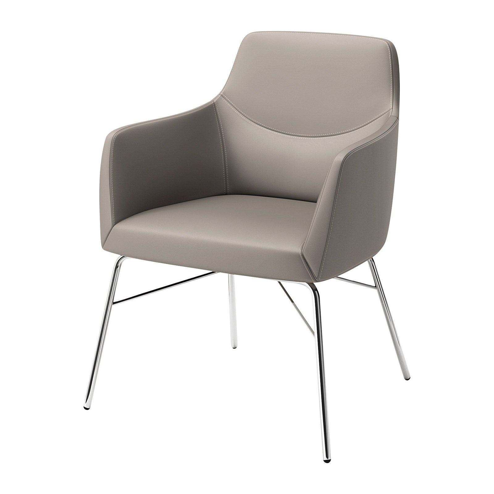 Bing Guest Chair Tubular Base