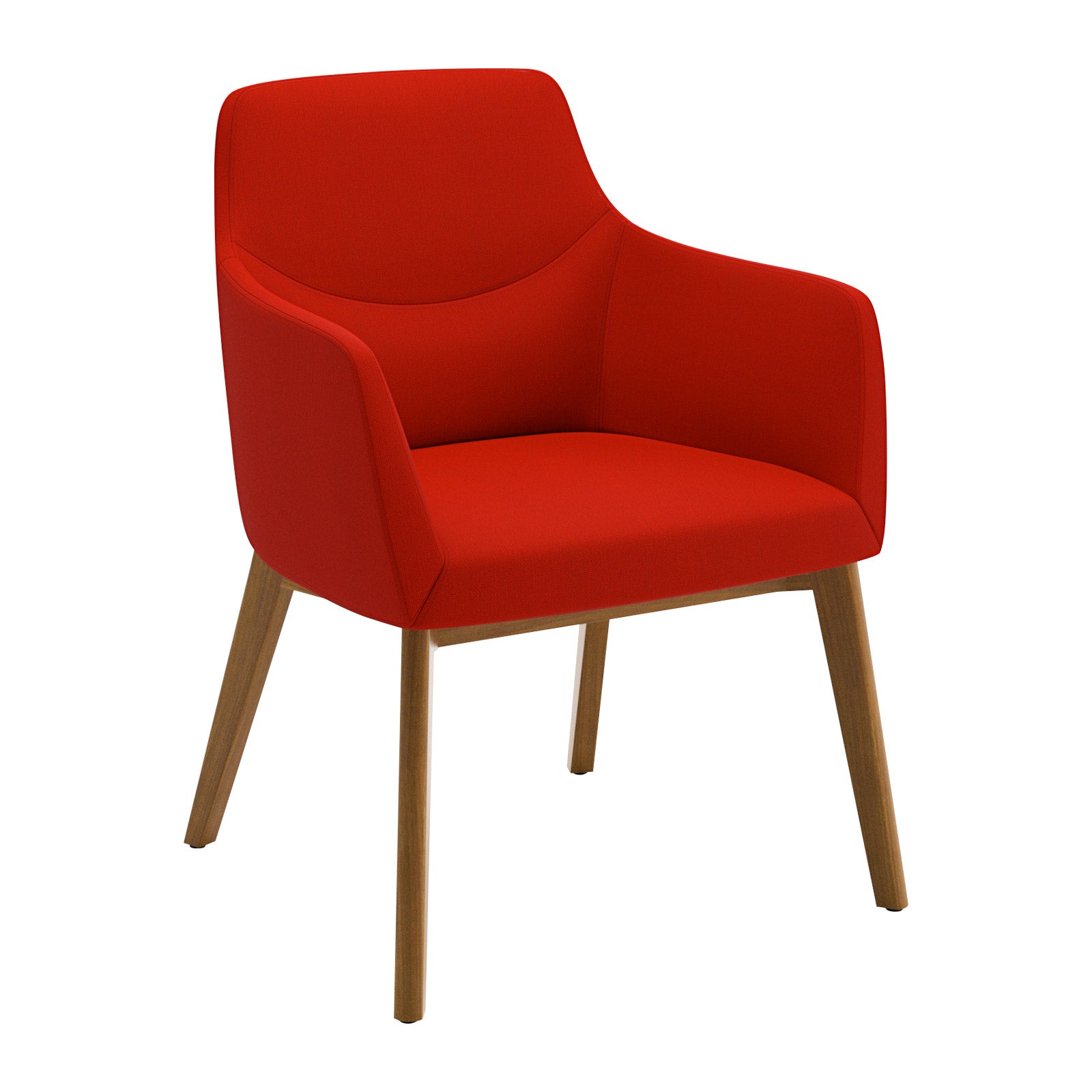 Bing Guest Chair Wood Legs