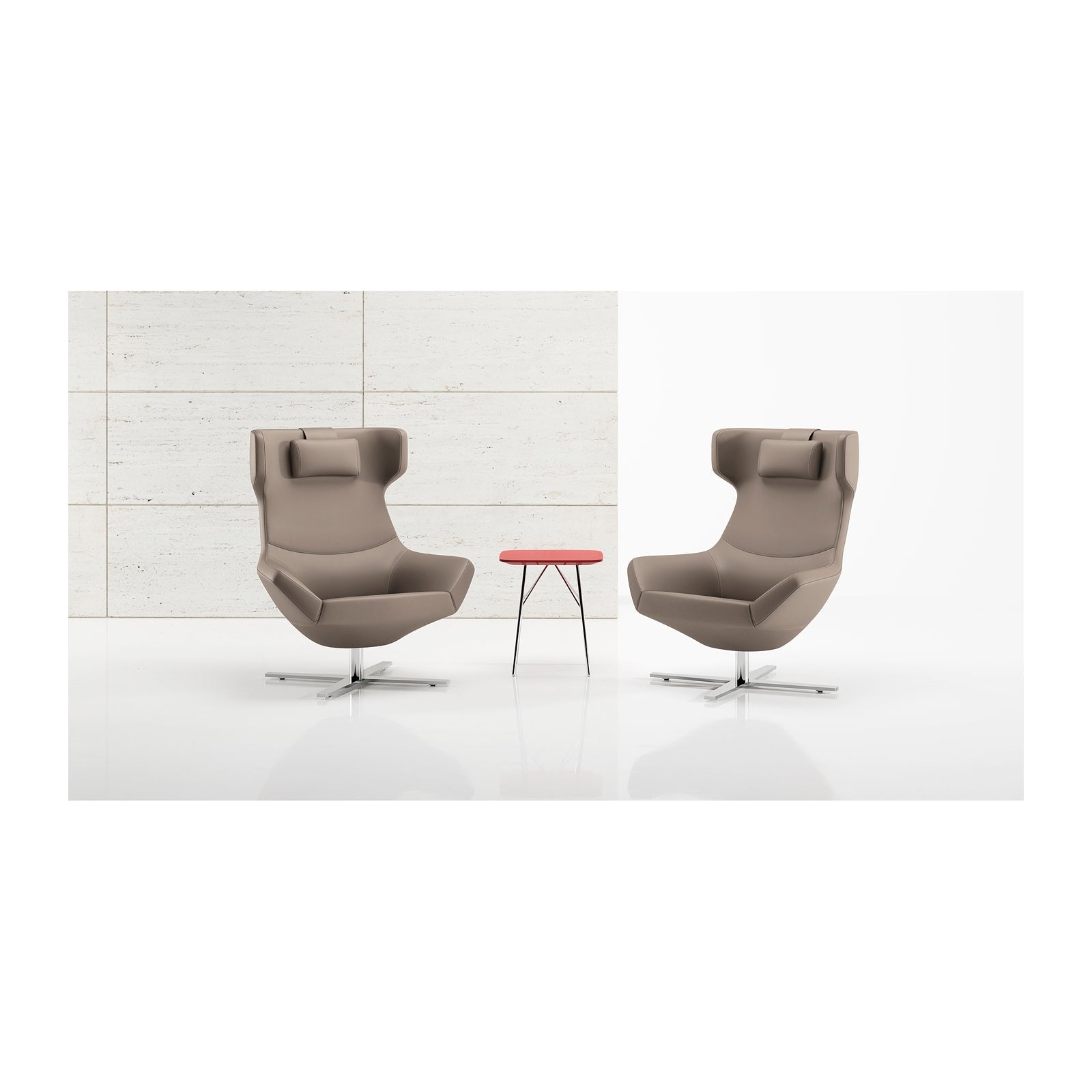 Bing Wing Back Luxe Lounge 4 Star Base