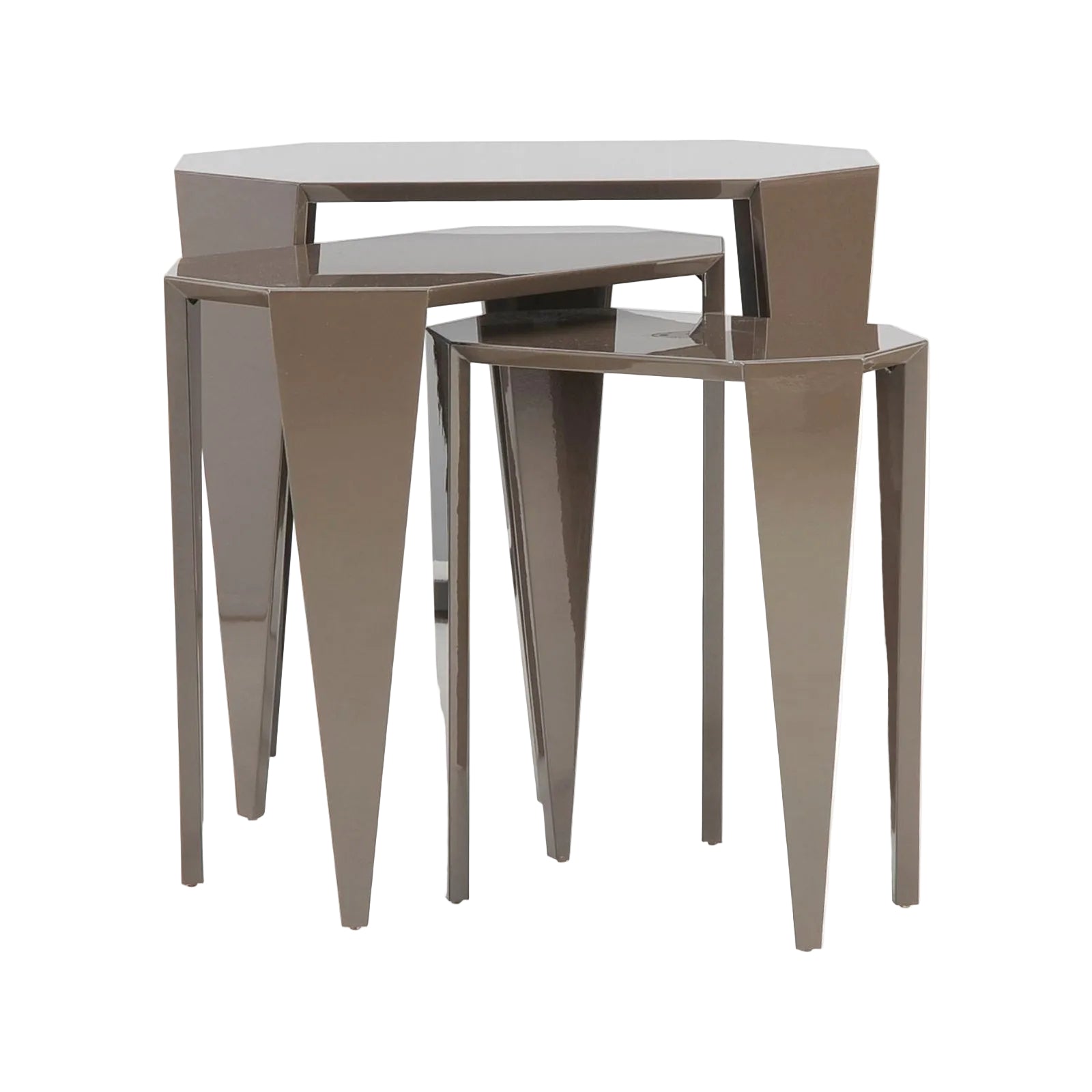 Rottet Lacquer Nesting Tables