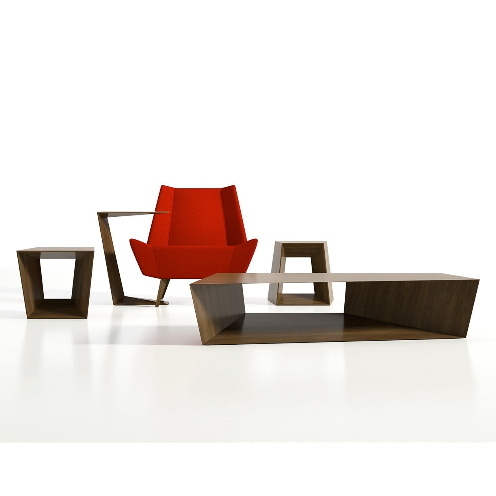 Avant Lounge Chair Upholstered Back