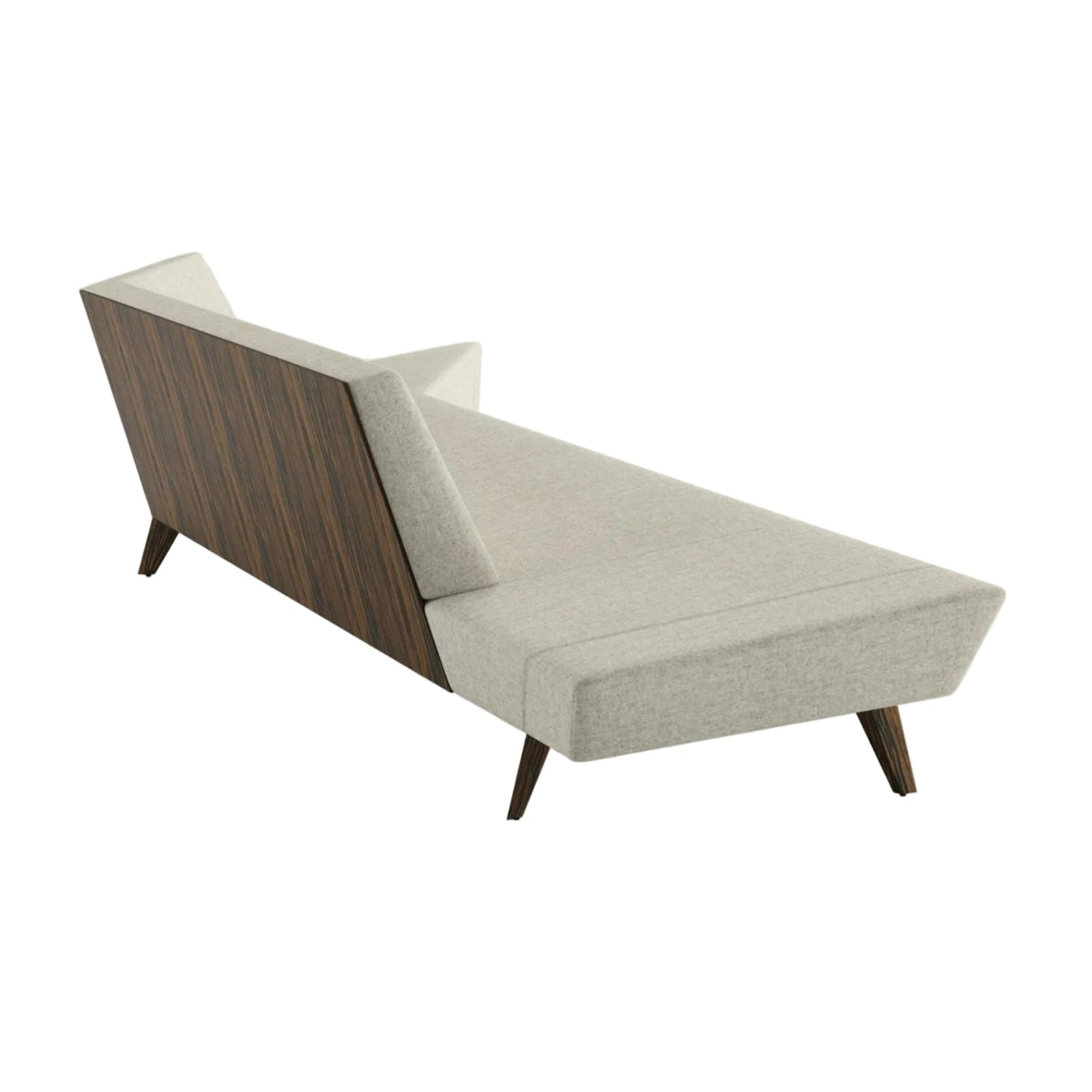 Avant Angled Sofa, Left, Wood Back