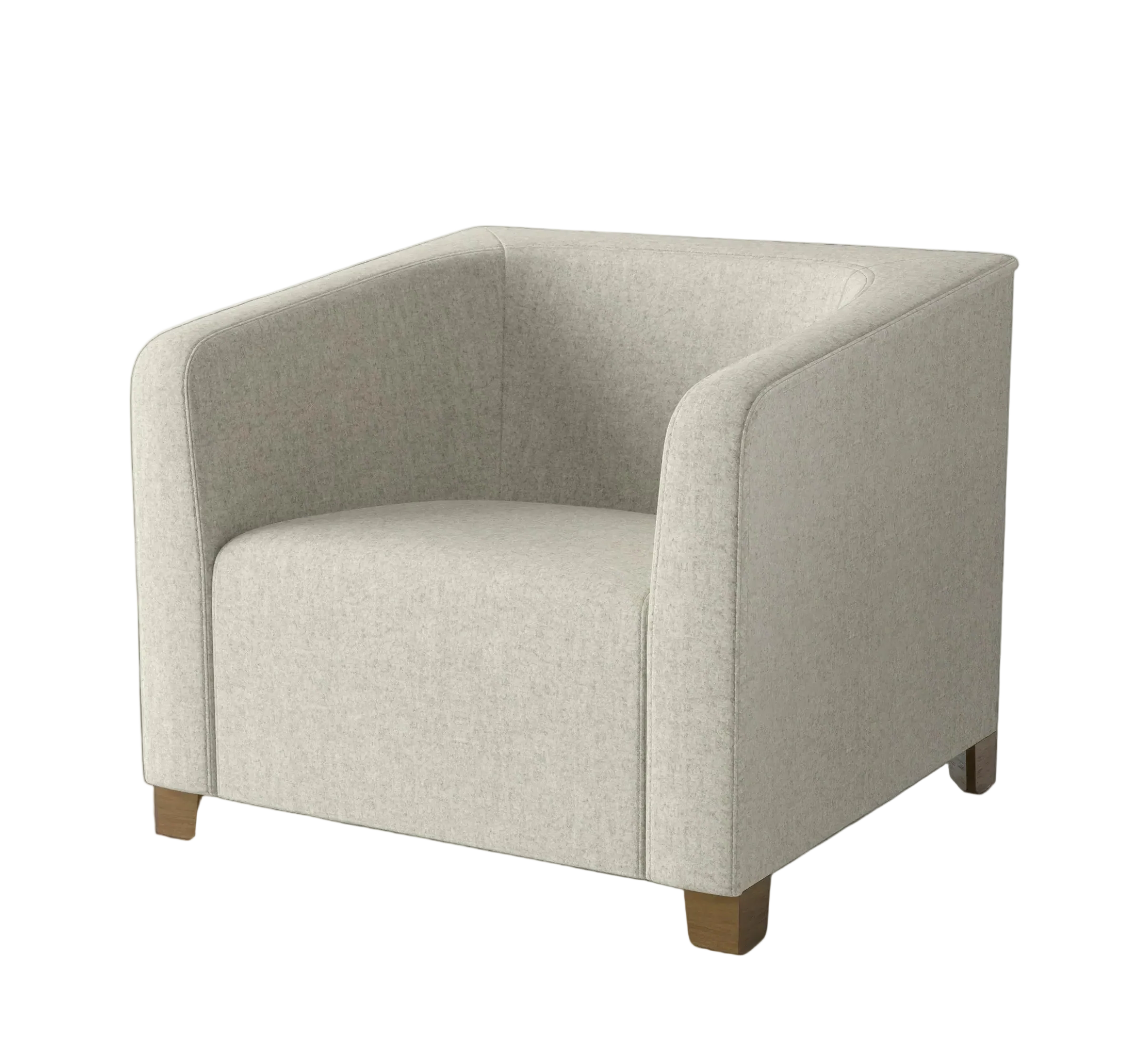 Ellsworth One Lounge Chair Upholstered Back